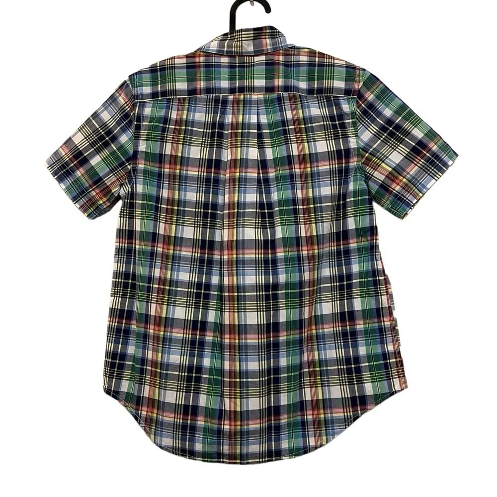 Ralph Lauren Polo Plaid Short Sleeve Button Down Shirt - Kids S (8)
